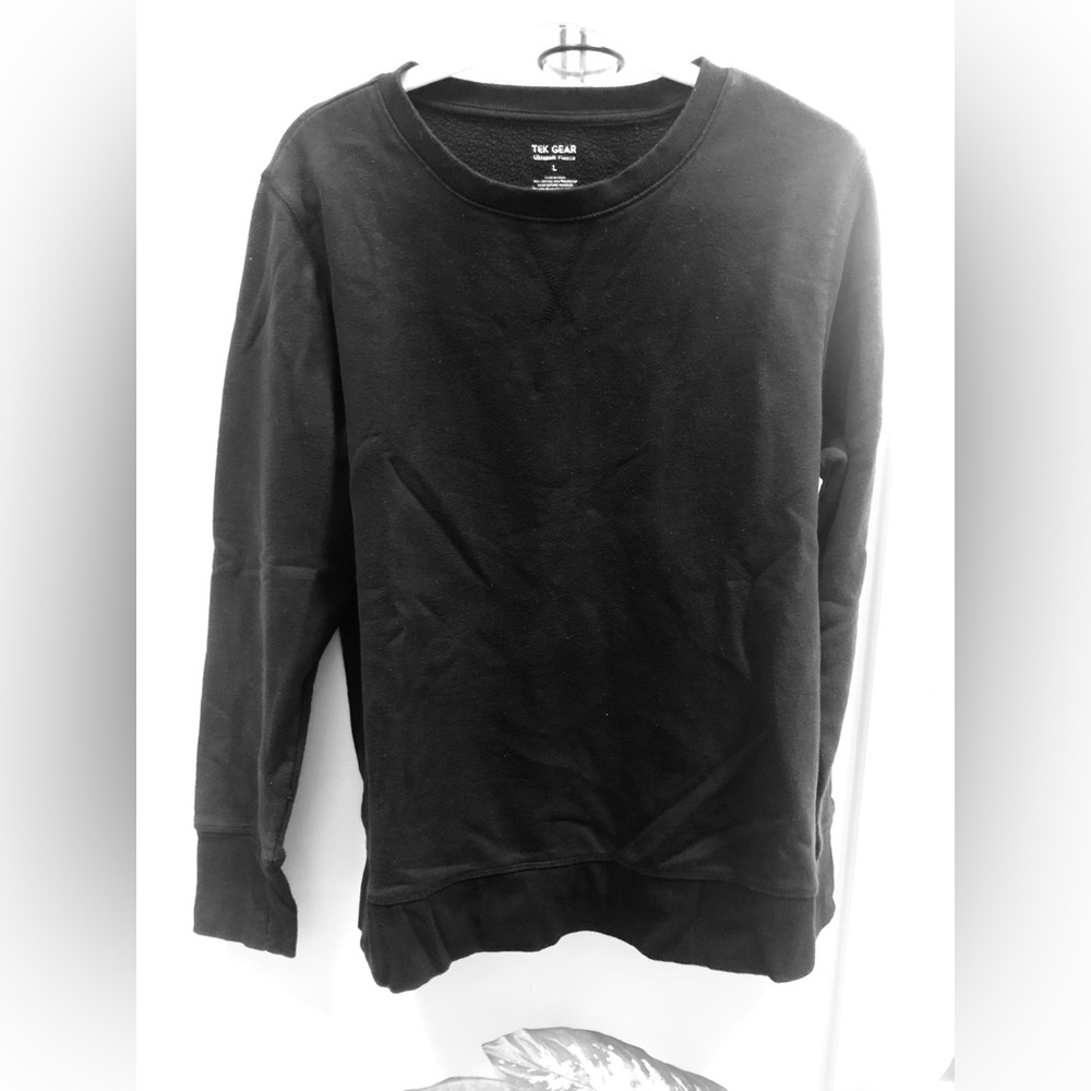 Tek Gear Long Sleeve Black Ultra Soft Fleece